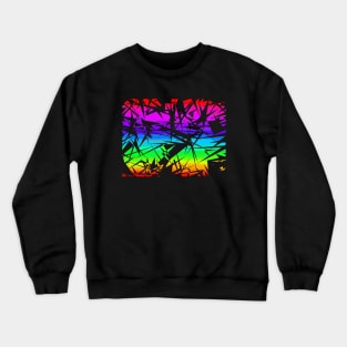 Rainbow Scratch - Colors of the Rainbow Crewneck Sweatshirt